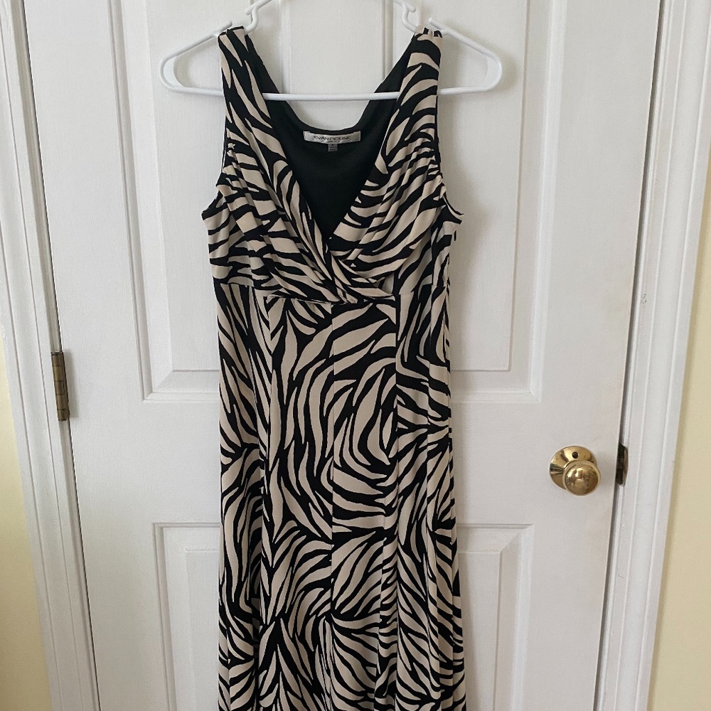 Evan Picone Leaf Dress